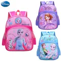 Disney Kids Backpack Frozen Elsa Princess Schoolbags Boys Girls Backpack Superhero Spiderman