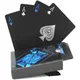 Black Gold Playing Card Poker Game Deck blue Silver Poker Suit Plastic Magic Waterproof Deck Of Card