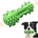 Dsseng Dog Toys Dog Teeth Cleaning Stick Chew Toy Squeaky Dog Chew Toothbrush Toys Natural Rubber Dental Care Chewing Cleaning Stick for Small Medium Dogs (Green)