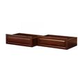 2 Raised Panel Bed Drawers Queen/King Antique Walnut (Pack of 2)
