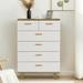 Wood drawer dresser,Cabinet bar, storge cabinet, solid wood handles and foot stand