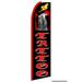 OnPoint Wares| Tattoo Swooper Flag | Advertising Flag/Business Flags | 11.5ft x 3.5ft