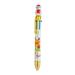 EGNMCR 6 Color Christmas 0.5mm 6-in-1 Multicolor Ballpoint Pen 6 Colors Retractable Ballpoint Pens Kids Party Favors Pen - Back To School Savings