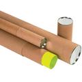 Bulk Pack of 15: 4 x 36 Heavy-duty Kraft Telescoping Tubes with Flush Joint Cap