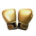 1 Pair Children Boxing Gloves Pearly Lustre Pure Color Boxing Gloves Sponge Forming Liner Boxing Gloves Stylish Boxing Sandbag Gloves for Kids Wearing Golden