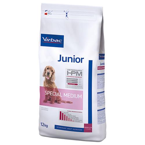 12 kg Virbac Veterinary HPM Junior Dog Special Medium Trockenfutter Hund
