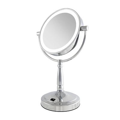 Zadro LED Cordless Dual-sided Mirror - Chrome - Frontgate