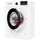 Exquisit Waschmaschine WA8014-340A weiss | 8 kg Fassungsvermögen | Energieeffizienzklasse A | 16 Waschprogramme | Kindersicherung | Startzeitvorwahl