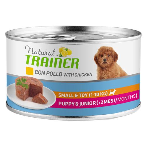 24x 150g Natural Trainer Maintenance Small & Toy Puppy Huhn Hundefutter nass