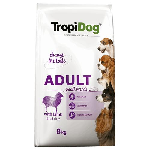 2x 8kg Tropidog Premium Adult Small Lamm & Reis Hundefutter trocken