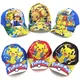 Casquette de baseball Pokémon Pikachu pour enfants chapeau pare-soleil mignon tête réglable poche