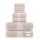 EDB 8 Piece Towels Bale Set 100% Egyptian Cotton Face Cloths, Hand Towels, Jumbo Bath Towels, Large Bath Sheets Luxury Soft Hotel Towels (700-GSM, Cream)
