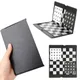 Pocket Folding Magnetic International Chess Set Board Checkers Traveller Plane