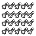 20 pcs Camping Corde Lignes Et Guyline pour Ciel Rideau Corde En Plastique Accessoires Polyvalent