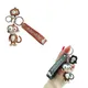 Porte-clés de singe de dessin animé en silicone porte-clés pour les amoureux de la clé porte-clés