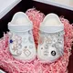 Sandales de plage en perles de cristal pour parents et enfants pantoufles pour enfants chaussures