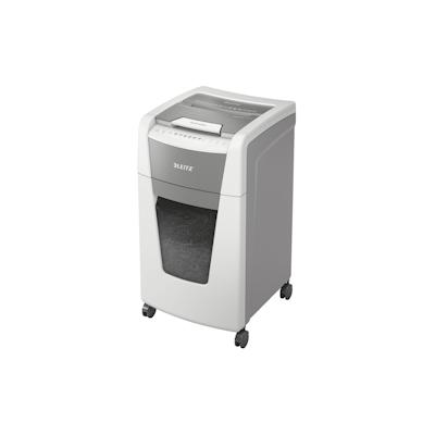 Leitz IQ Autofeed Office Partikelschnitt Aktenvernichter P4, 300 Blatt, 60l-Abfallbehälter, Weiß, 80150000 Image