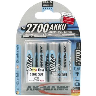 Ansmann 4er-Pack Akkus »maxE« Mignon AA 2.500 mAh
