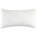 Lipa 20 x 36 Handmade Lumbar King Pillow Sham, Rayon Velvet, Cotton, Ivory