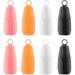 Travel Bottle Covers 8 PCS Elastic Sleeves for Leak Proofing Travel For Standard and Travel Sized Toiletries. Reusable Accessory for Travel Bag Suitcase and Carry-on