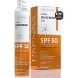 L Sensa Sunscreen Spf 50 For Oily Skin Waterproof Sun Cream 1% Hyaluronic Aqua Gel Free From Oxybenzone For Oily Combination & Ace Prone Skin Make-Up Friendly For Women & Men