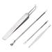 Mnycxen Stainless Blackhead Facial Acne Spot Pimple Remover Ear Extractor Tool Comedone