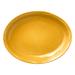 Libbey 903033001 13 5/8" x 10 1/2" Oval Cantina Platter - Porcelain, Saffron, Yellow