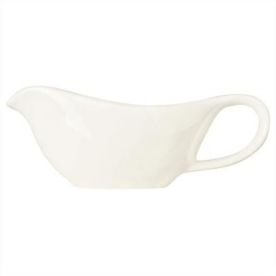 Libbey 905356905 3 oz Royal Rideau Sauce Boat - Glazed, Loop Handle, White