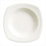 Libbey 905437890 Ã‰lan 14 oz Square Soup Bowl w/ Elan Pattern & Royal Rideau Body, White