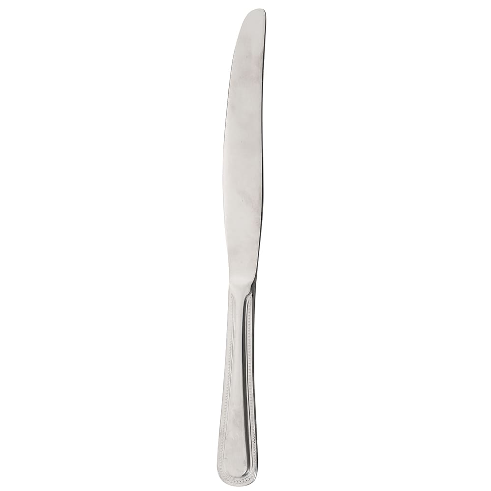 Libbey 407 5501 10" Dinner Knife with 18/8 Stainless Steel Grade, Calais Pattern, Serrated Blade, 1 Dozen