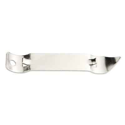 Libbey 75138 4" Bottle Opener/Can Punch, Nickel Plated Stainless, Silver