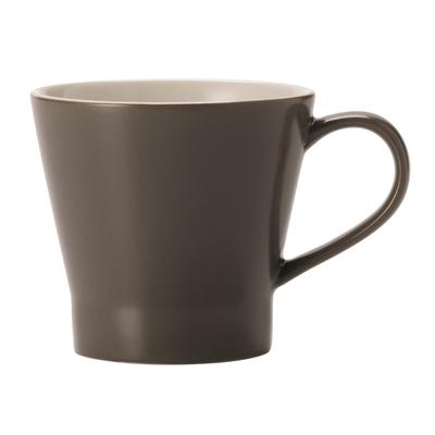 Libbey ENG-12-O 10 3/4 oz Englewood Coffee Mug - Porcelain, Olive, Brown