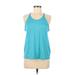 Nike Active Tank Top: Blue Activewear - Women's Size Medium