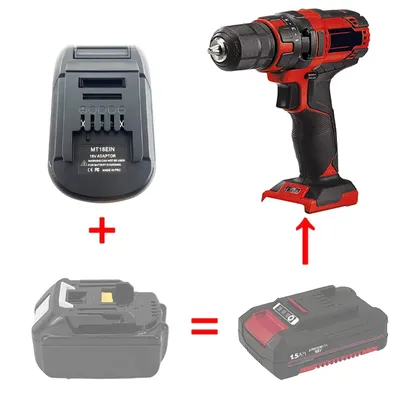 MT18EIN Adapter Konverter für Makita 18V Zu für Einhell 18V Li-Ion Batterie für Einhell Cordless Power Drill/fahrer Werkzeuge Verwenden