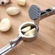 Knoblauch Presse Crusher Ginger Squeezer Gemüse Masher Edelstahl Handheld Ingwer Fleischwolf Küche