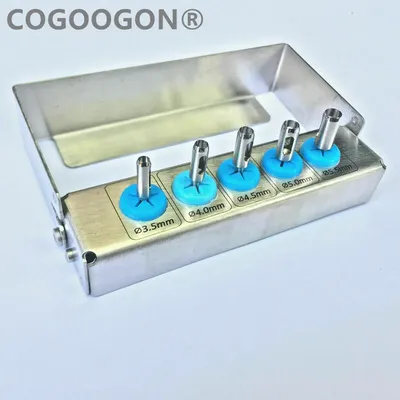 1SET Dental Implantat Terphine Bur Tissue Punch edelstahl Pflanzung Werkzeuge Dental Implantat