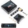 433 92 MHZ Auto TPMS Digital Solar Power Auto Tire Pressure Monitoring System Mit 4 Sensoren USB