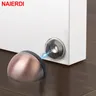 NAIERDI Magnet Tür Stoppt Edelstahl Tür Halter Silber Magnetische Tür Stopper Nicht-punch Türstopper