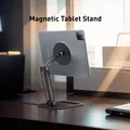 Metall Magnet Tablet Stand halter Pad faltbare Unterstützung für iPad Air Pro 12 Mini Xiaomi Samsung