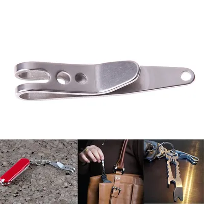 EDC Werkzeug Tasche Suspension Clip mit Schlüssel Ring Karabiner Outdoor Reise Camping Quicklink