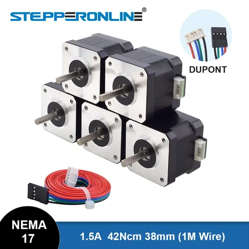 STEPPERONLINE Nema 17 Stepper Motor 38mm 42 Motor 42Ncm 1 5 EINE Nema17 Stepper 4-blei für CNC 3D