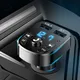 Bluetooth-kompatibel Auto Auto Mp3 Player Fm Transmitter Drahtlose Empfänger Dual Usb Auto Schnell