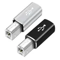 USB Typ C zu USB B Adapter Buchse zu Stecker für Scanner Drucker Daten übertragung Midis Konverter