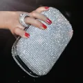 Abend Clutch Taschen Diamant besetzte Abend tasche mit Kette Umhängetasche Damen handtaschen