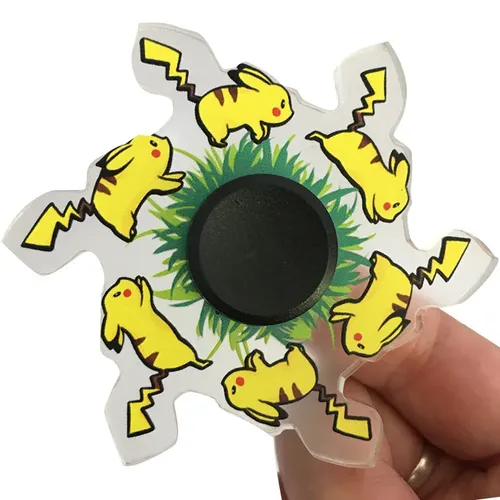 Zappeln Spielzeug Anime Zappeln Spinner Fingers pitze Kreisel Cartoon Kreisel Spielzeug für Kinder