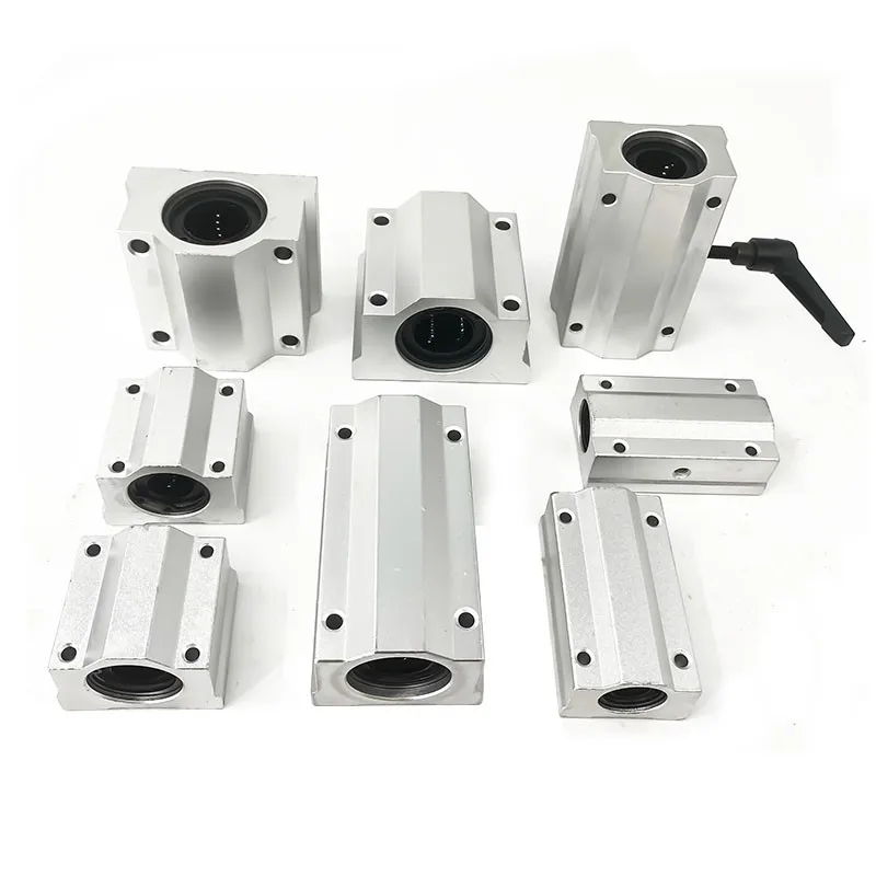 1PCS SC8UU SCS8LUU 8mm Linear Kugellager Block CNC Router SCS10 SCS10LUU SCS12LUU SCS13LUU für CNC 3D Drucker wellen Stange Teile Image