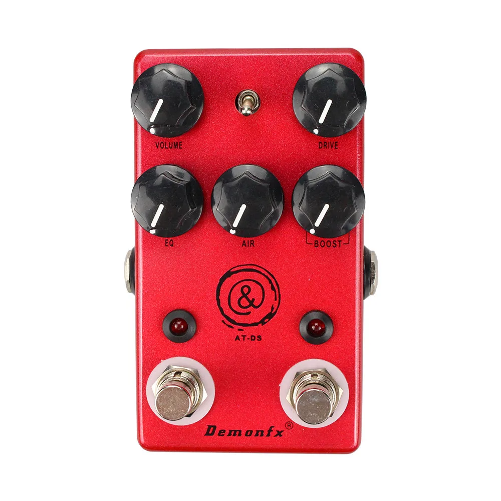 Demonfx AT-DS Hochwertiges Gitarreneffektpedal Overdrive Distortion mit True Bypass Image