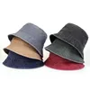 Neue Faltbare Fischer Hut Gewaschen Denim Eimer Hüte Unisex Mode Bob Caps Hip Hop Männer Frauen Panama Eimer Kappe sonne hüte Gorros