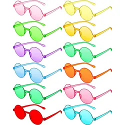 Festival Mode Sonnenbrille runde Sonnenbrille trend ige Ozean Sonnenbrille bunte Sonnenbrille für