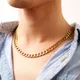 CACANA Edelstahl Kette Halsketten Für Mann Frauen Gold Silber Farbe Für Anhänger 2.3NK Donot